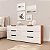 Cômoda Madri Moderna 150x63cm com 6 Gavetas e Puxadores Embutidos - Imagem 10