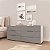 Cômoda Madri Moderna 150x63cm com 6 Gavetas e Puxadores Embutidos - Imagem 8