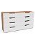 Cômoda Casal Madri Moderna para Quarto 150x84cm com 8 Gavetas - Imagem 14
