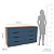 Cômoda Casal Madri Moderna para Quarto 150x84cm com 8 Gavetas - Imagem 15
