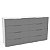 Cômoda Casal Madri Moderna para Quarto 150x84cm com 8 Gavetas - Imagem 11