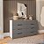 Cômoda Casal Madri Moderna para Quarto 150x84cm com 8 Gavetas - Imagem 8