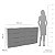 Cômoda Casal Madri Moderna para Quarto 150x84cm com 8 Gavetas - Imagem 9