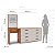Cômoda Casal e Penteadeira Valência 209x160cm 8 Gavetas com Espelho - Imagem 3