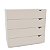 Cômoda Porto Moderna Compacta 90x84cm com 4 Gavetas e 4 Pés - Imagem 18