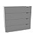 Cômoda Porto Moderna Compacta 90x84cm com 4 Gavetas e 4 Pés - Imagem 22