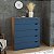 Cômoda Porto Moderna Organizadora 90x104cm com 5 Gavetas e 4 Pés - Imagem 8
