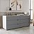 Cômoda Porto Moderna 150x63cm c/ 6 Gavetas Puxadores Embutidos e 6 Pés - Imagem 12