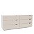 Cômoda Porto Moderna 150x63cm c/ 6 Gavetas Puxadores Embutidos e 6 Pés - Imagem 14