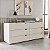 Cômoda Porto Moderna 150x63cm c/ 6 Gavetas Puxadores Embutidos e 6 Pés - Imagem 10