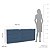 Cômoda Porto Moderna 150x63cm c/ 6 Gavetas Puxadores Embutidos e 6 Pés - Imagem 15