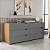 Cômoda Porto Moderna 150x63cm c/ 6 Gavetas Puxadores Embutidos e 6 Pés - Imagem 4