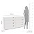 Cômoda de Casal Porto 150x84cm com 8 Gavetas e Puxadores Embutidos - Imagem 17