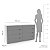 Cômoda de Casal Porto 150x84cm com 8 Gavetas e Puxadores Embutidos - Imagem 13