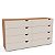 Cômoda de Casal Porto 150x84cm com 8 Gavetas e Puxadores Embutidos - Imagem 2