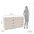 Cômoda de Casal Porto 150x84cm com 8 Gavetas e Puxadores Embutidos - Imagem 11