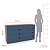 Cômoda de Casal Porto 150x84cm com 8 Gavetas e Puxadores Embutidos - Imagem 9