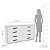 Cômoda de Casal Valência Moderna 150x84cm com 8 Gavetas - Imagem 17