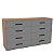 Cômoda de Casal Valência Moderna 150x84cm com 8 Gavetas - Imagem 6
