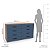 Cômoda de Casal Valência Moderna 150x84cm com 8 Gavetas - Imagem 9