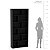 Estante Xangai Escritório/Home Office 90x204,2cm 12 Nichos e 6 Pés - Imagem 4