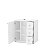 Gabinete Banheiro Compacto 59,9x66cm 3 Gavetas 3 Prateleiras e 4 Pés - Imagem 6