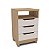 Mesa de Cabeceira Barcelona em MDF 44,5x73cm com 3 Gavetas - Imagem 2