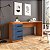 Mesa Escrivaninha Lisboa Escritório/Home Office 163x77cm 3 Gavetas - Imagem 16