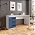 Mesa Escrivaninha Lisboa Escritório/Home Office 163x77cm 3 Gavetas - Imagem 14