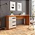 Mesa Escrivaninha Lisboa Escritório/Home Office 163x77cm 3 Gavetas - Imagem 1