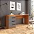Mesa Escrivaninha Lisboa Escritório/Home Office 163x77cm 3 Gavetas - Imagem 6