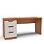 Mesa Escrivaninha Madri Escritório/Home Office 163x77cm 3 Gavetas - Imagem 2