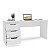 Mesa Escrivaninha Madri Escritório/Home Office 163x77cm 3 Gavetas - Imagem 11