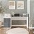 Mesa Escrivaninha Porto Escritório/Home Office 163x77cm 3 Gavetas - Imagem 8