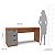 Mesa Escrivaninha Porto Escritório/Home Office 163x77cm 3 Gavetas - Imagem 7