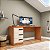 Mesa Escrivaninha Valência Escritório/Home Office 163x77cm 3 Gavetas - Imagem 1
