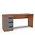 Mesa Escrivaninha Valência Escritório/Home Office 163x77cm 3 Gavetas - Imagem 6