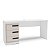 Mesa Escrivaninha Valência Escritório/Home Office 163x77cm 3 Gavetas - Imagem 24