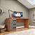 Mesa Escrivaninha Valência Escritório/Home Office 163x77cm 3 Gavetas - Imagem 5