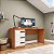 Mesa Escrivaninha Valência Escritório/Home Office 163x77cm 3 Gavetas - Imagem 9