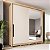 Roupeiro Barcelona em MDF 177x235,5cm 2 Portas de Correr com Espelho - Imagem 1