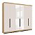 Roupeiro Casal Barcelona em MDF 270x235,5cm com 6 Portas e Espelho - Imagem 2