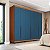 Roupeiro Casal Madri 242x214cm com 4 Gavetas 4 Prateleiras e 6 Portas - Imagem 15