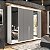 Roupeiro Casal Porto 242x214cm 4 Prateleiras e 6 Portas com Espelho - Imagem 13