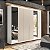 Roupeiro Casal Porto 242x214cm 4 Prateleiras e 6 Portas com Espelho - Imagem 11