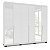 Roupeiro Casal Porto 242x214cm 4 Prateleiras e 6 Portas com Espelho - Imagem 22
