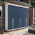 Roupeiro Casal Porto 242x214cm com 6 Portas e Puxadores Embutidos - Imagem 15