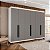 Roupeiro Casal Valência 242X214cm 4 Prateleiras 4 Gavetas e 6 Portas - Imagem 19
