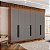 Roupeiro Casal Valência 242X214cm 4 Prateleiras 4 Gavetas e 6 Portas - Imagem 5
