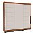 Roupeiro Lisboa 217x213cm com 4 Gavetas e 3 Portas de Correr - Imagem 2
